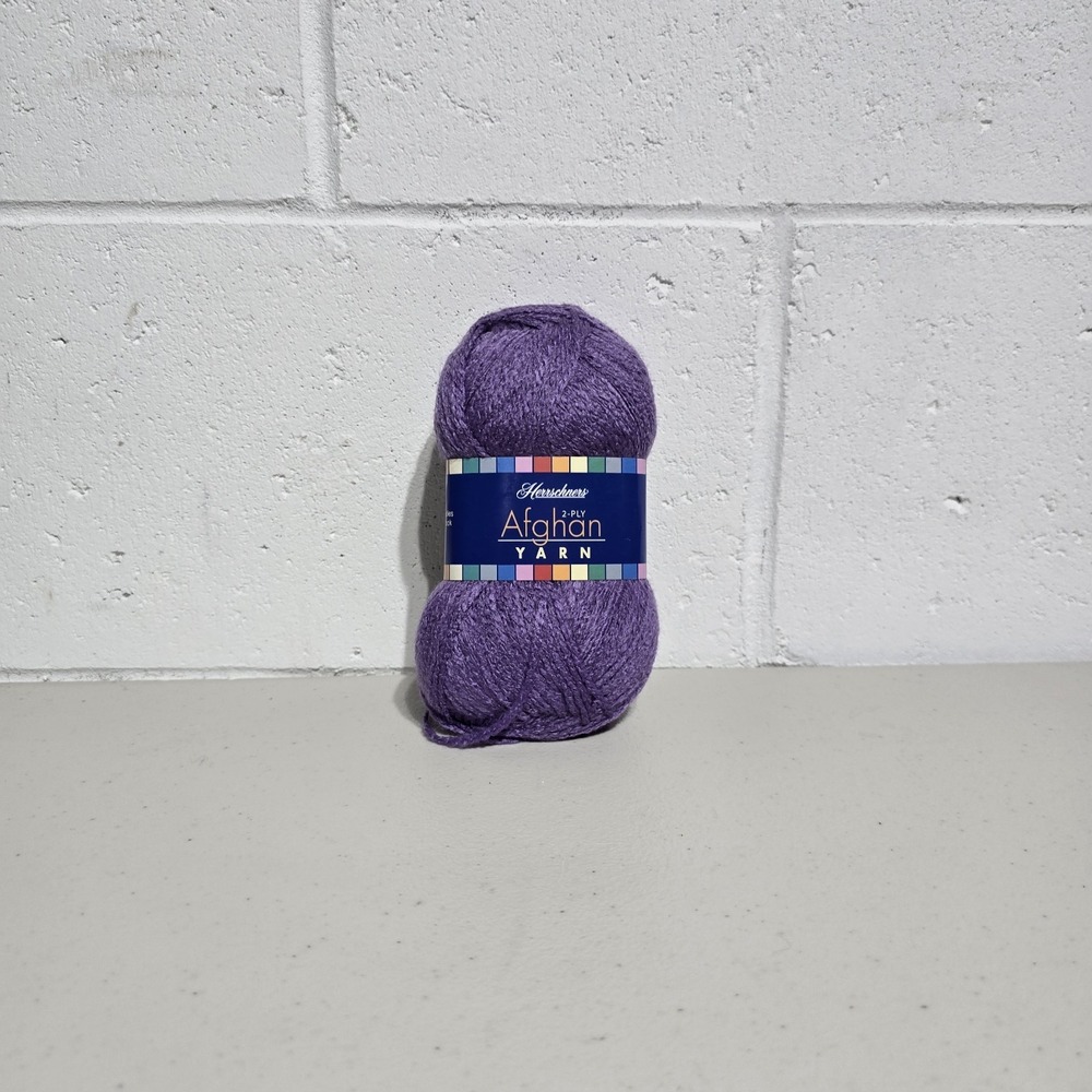 Herrschners Afghan Yarn‎ 2-ply, Grape Frost, (220 yds) 2oz Skeins
